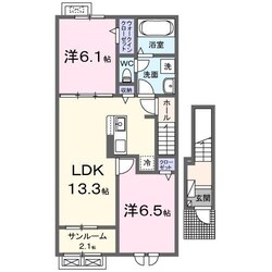 アイルーIIの物件間取画像